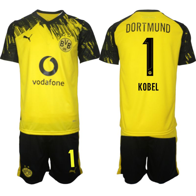 Men 2025-2026 Club Borussia Dortmund home Yellow #1 Soccer Jersey